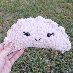 Crocheted Dumpling or Empanada Plushie